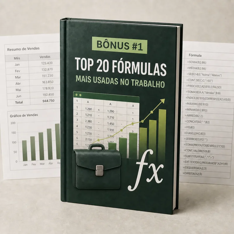 Top 20 Fórmulas Mais Usadas no Trabalho